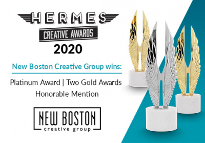 Platinum Award, Two Gold Awards: Hermes Creative Awards